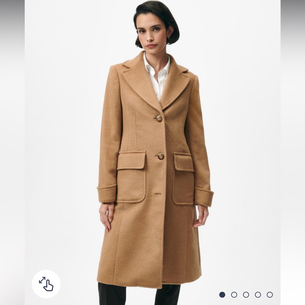 Brooks Brothers long Camel Hair Polo Coat